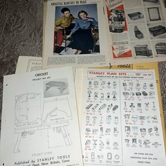 VTG 1948 Stanley – Early American Designs Booklet Series A & B – 30 Total Plans+