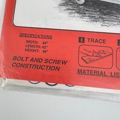 Jer’s Patterns & Plans Children’s Covered Sand Box J00330 Build Yourself