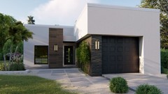 CADFILE BLUEPRINTS CONTEMPORARY HOUSE PLAN ARCHUP #114
