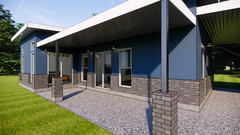 Texas Peach Modern Barndominium: 1 Bedroom / 1. Baths 1,182 SF Design Blueprints