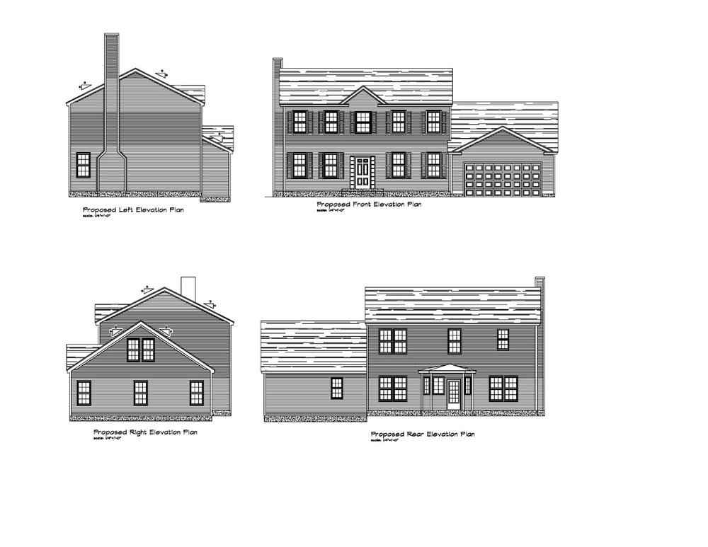 HOUSE PLANS COLONIAL PLANS 2100 SF 3BR-2.5B-2CAR COLONIAL HOUSE PLANS #25058