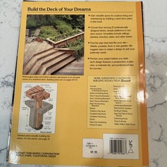 Lot of 5 Vintage DIY Deck Patio Plan Design Build Books 70s -90s Sunset