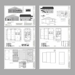 60×50 Apartment with 2-Car 2-RV Garage – PDF FloorPlan – 1,648 sqft – Model 2C