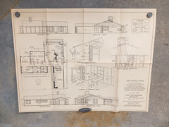 VTG 1950s All Family House Good Housekeeping Floor Plan MCM Ranch Sherwood Mills