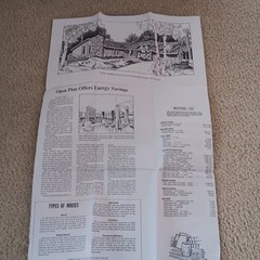 HOUSE OF THE WEEK STUDY PLAN. VINTAGE AP NEWSFEATURES, ARCHITECT DESIGNED HOUSES