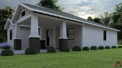 BLUEPRINTS TRADITIONAL HOUSE PLAN ARCHUP #122