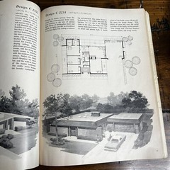 250 Home Plans Richard Pullman 1977 MilID CENTURY MODERN House Plans One story