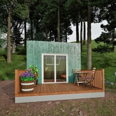 Easy To Build A Frame Cabin Plans, Changeable & Expandable, Hard Copy