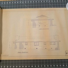 MCM 1966 House Blueprint Plans W.D. Farmer Homes Plan #246 1220 sf 60s Ranch Vtg