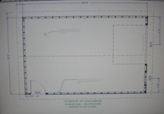 PERMIT READY 18′ X 24′ GARAGE PLAN DRAWN TO SCALE BLUEPRINTS AND MATERIALS LIST
