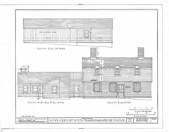 Dutch Colonial house plans, detailed blueprints, New England home, printed plans