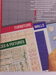 Vintage 1988 Stanley Project Planners Home Designer Kit Layout 1/4 Scale 90-360