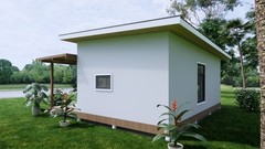 23×20 Feet Farm House Design 7×6 Meter 1 Bed 1 Bath Shed Roof PDF &A4 Hard Copy