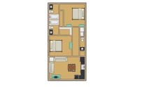 820sqft – 20’x41′ – 2bedrms2.5baths – Tiny House Plan* – ala cart