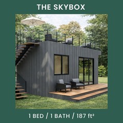 The Skybox Tiny House Blueprint Set (CAD File + Materials List)