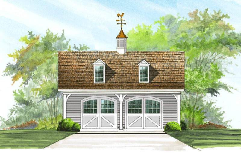 William Poole Designs Home Plans Pit Stop Garage House with Game Room Layout