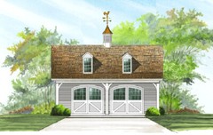 William Poole Designs Home Plans Pit Stop Garage House with Game Room Layout