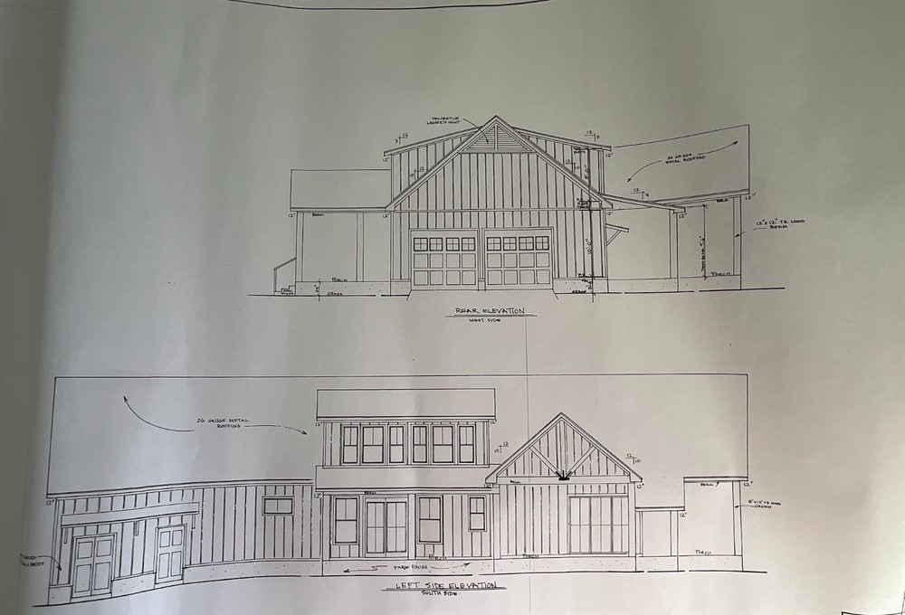 Modern Farmhouse House Plan 3 Bedroom & 2 .5Bathroom with loft