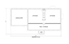 1276 Sq.Ft. Ranch house plans – 3 Bed, 2 Bath, Great Starter Home – PDF ONLY