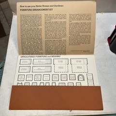 Rare Unused Vintage 1981 Better Homes And Gardens New Furniture Arrangement Kit!