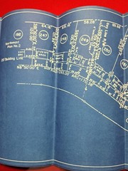 1950 Blueprint Plans for Home Development In Western Pennsylvania
