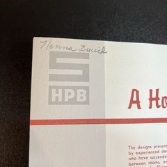 VTG 1965 1.5 & 2 Story Plan Home Design Book By Small House Planning Bureau