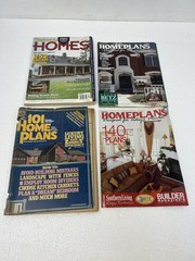 Vintage Home House Plans Magazines Lot x10 Blueprints Architectural Design Books