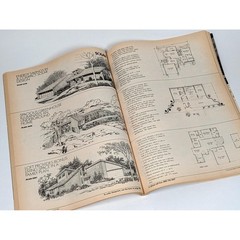 Vintage 1986 Contemporary Home Plans Book | A-Frame Ranch Blueprints |