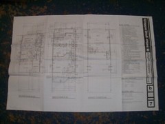 Lot of 220 Bank Blue Prints and HVAC System Prints