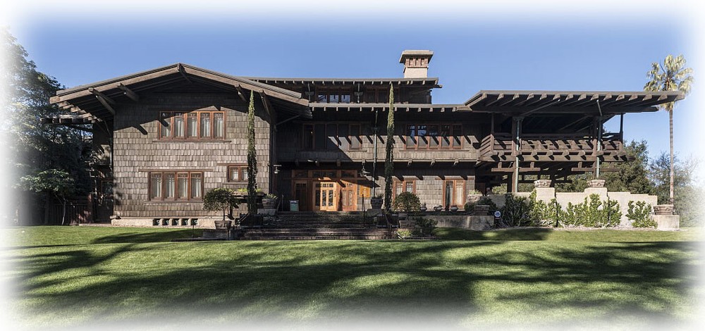 Greene & Greene’s celebrated Gamble House, Arts & Crafts detailed house plans