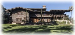 Greene & Greene’s celebrated Gamble House, Arts & Crafts detailed house plans