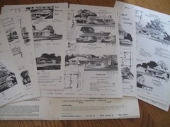 Vintage 1950’s House Plans Portfolio Folder Book Small Homes – 49 Pages