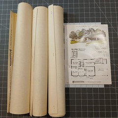 MCM 1966 House Blueprint Plans W.D. Farmer Homes Plan #246 1220 sf 60s Ranch Vtg