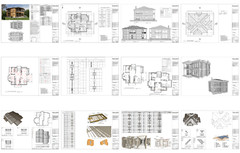 5 Beds, 5 Baths Beautiful Home Architectural Build Plans PDF Download