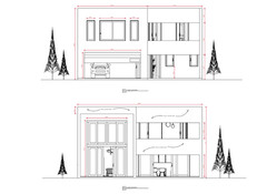 Custom Modern 2 Storey House Plan 3 Beds 2 Bathrooms PDF Hard Copy FREE CAD