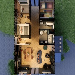 Container house plans – 3 bedrooms – 1 bathroom – Digital PDF File