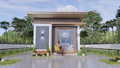 13×16 Small House 4×5 Meter 1 Bed 1 Bath Shed Roof PDF & A4 Hard Copy