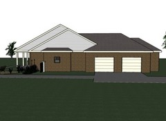 Abbigale 2161G 1 BRICK home, house plan 4 beds, 2.5 baths PDF