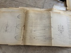 Goodyear Aircraft Corporation Airship Inboard Profile Blueprint