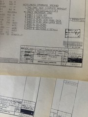 Goodyear Aircraft Corporation Airship Inboard Profile Blueprint