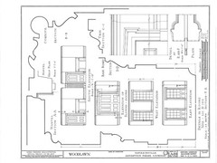 Woodlawn Plantation, LA, architectural plans, traditional southern style home
