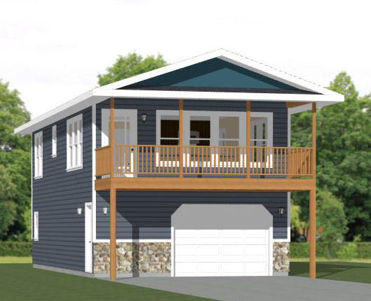 20×40 House — 2 Bedroom 1.5 Bath — 859 sq ft — PDF Floor Plan — Model 7Q