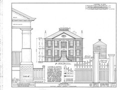 Rosalie, Natchez Southern Style Antebellum Mansion, architectural house plans