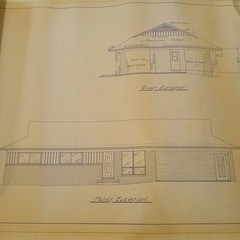 MCM 1966 House Blueprint Plans W.D. Farmer Homes Plan #246 1220 sf 60s Ranch Vtg