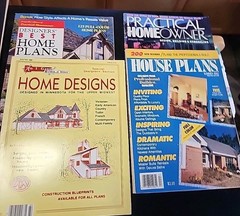 Vintage 1980s Home Plans & Design Magazines Lot Of 9 Plus 3 Brochures.