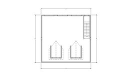 Double Car / 2 Car Garage Plan / Architectural Blueprints – 25 x 24