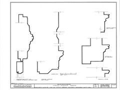 Cape Cod colonial house, 3 bedroom floor plan, architectural drawings & details