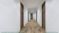 33×53 Feet House Design Plans 10×16 Meter 4 Beds 5 Baths Terrace (A4 Hard Copy)