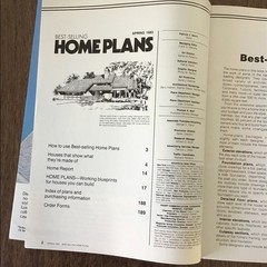 1983 Vtg Contemporary Home Plans HOUSE Floor Plans Book SEE INDEX Energy Saving