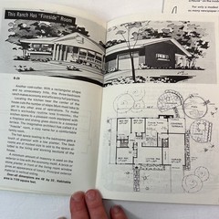 Vintage Ranch Homes Catalog w/ Home Of The Week Supplement 1975